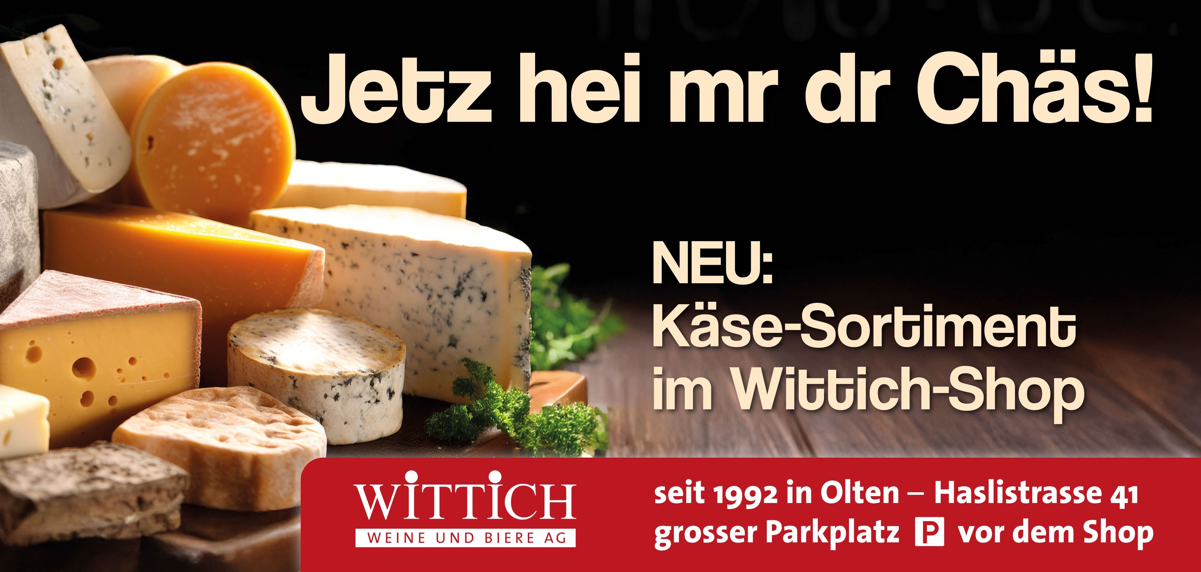 Neu, Käse im Sortiment