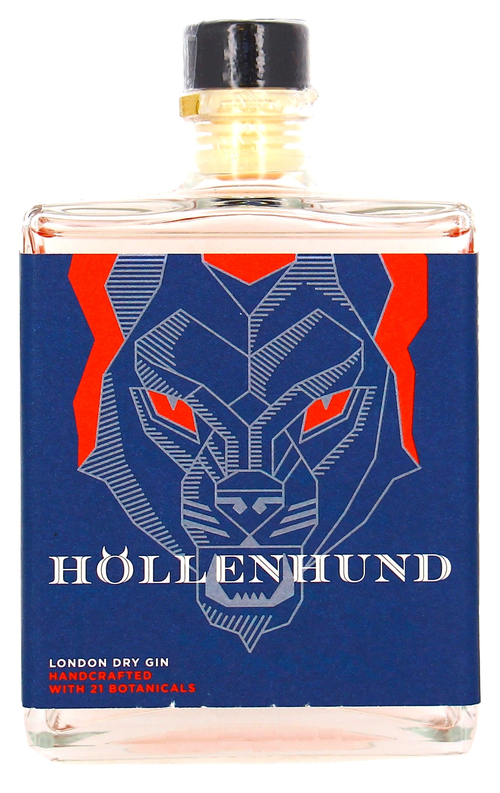 Gin Höllenhund London Dry Gin 
Handcrafted with 21 Botanicals