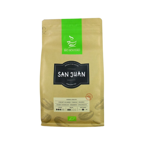 Lü's Bio Rösterei San Juan Sortenrein, Ganze Bohnen, 500g °Bio°