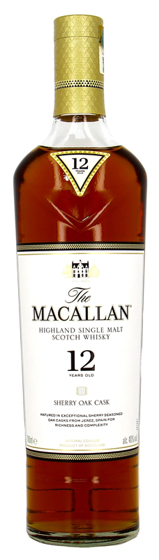 Macallan Single Malt Sherry Oak Cask 12 J.