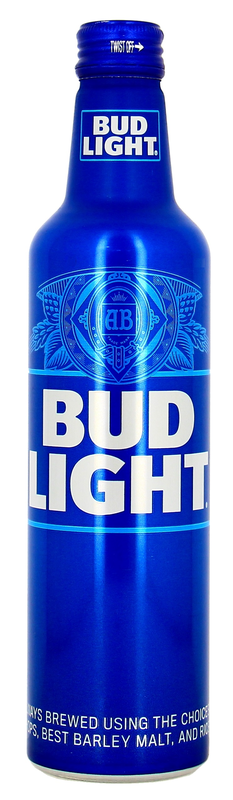 Bud Light Aluflasche