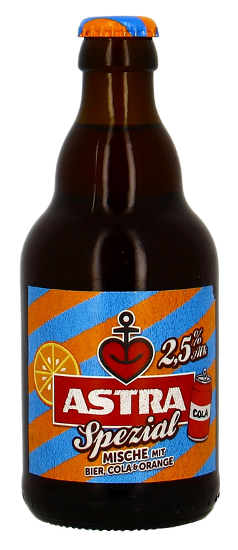 Astra Spezial Mische Bier Cola-Orange MW 