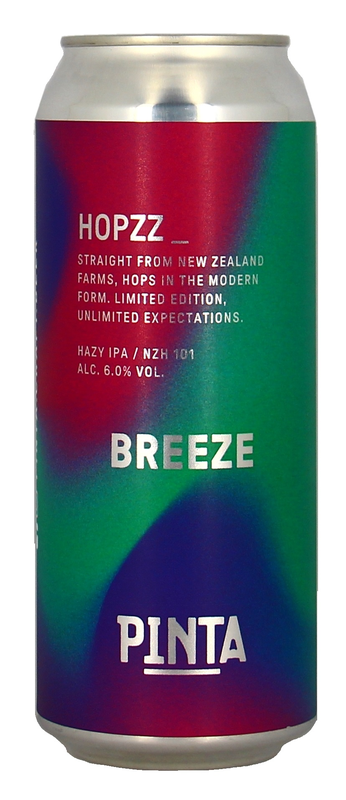 PINTA Hopzz_ Breeze Hazy IPA Limited Edition Dose