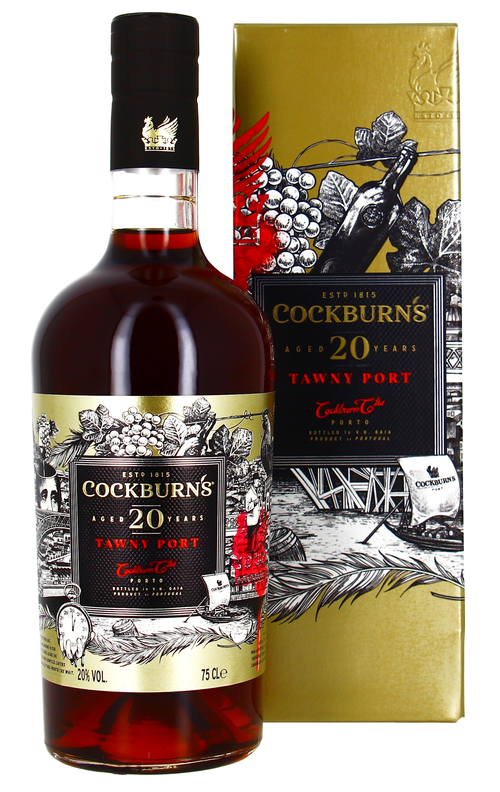 Cockburn's Tawny Port 20J.
