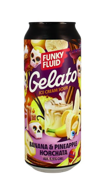 Funky Fluid Gelato: Banana & Pineapple Horchata Dose
