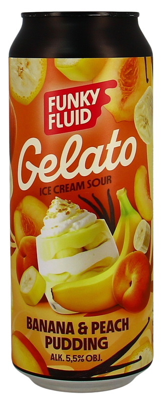 Funky Fluid Gelato: Banana & Peach Pudding Dose