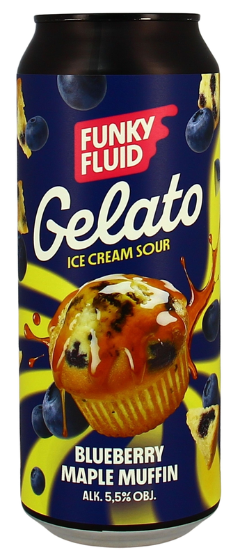 Funky Fluid Gelato: Blueberry Maple Muffin Dose