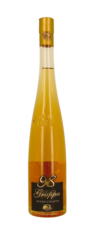 Morelli, Grappa Cru 98 invecchiata hohe Flasche