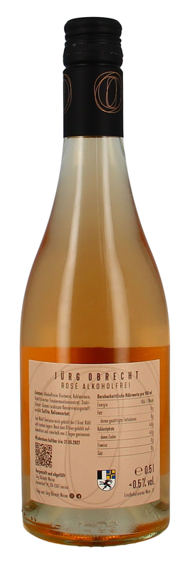 Jürg Obrecht Rosé Alkoholfrei