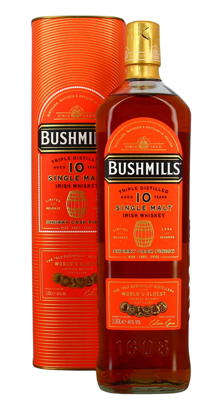 Bushmills Single Malt 10J. Sherry Cask
