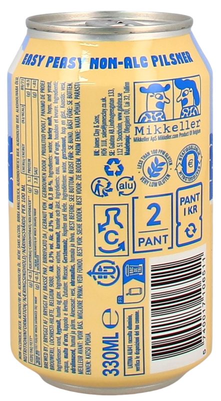 Mikkeller Easy Peasy Pilsner Alkoholfrei Dose