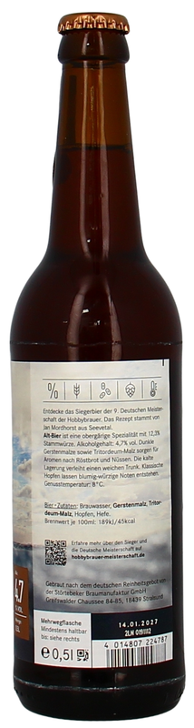 Störtebeker Alt-Bier MW