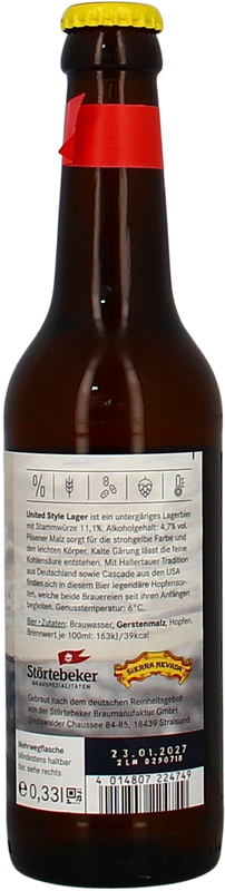 Störtebeker United Style Lager 33cl MW