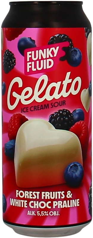 Funky Fluid Gelato: Forest Fruits & White Choc Praline Dose