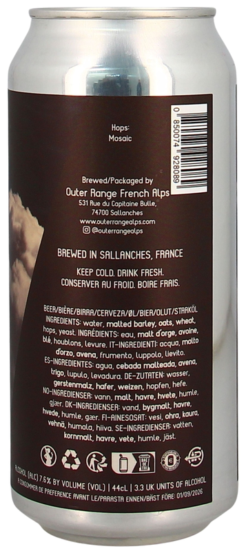 Outer Range French Alps Pillow Stacks Hazy Double IPA Dose