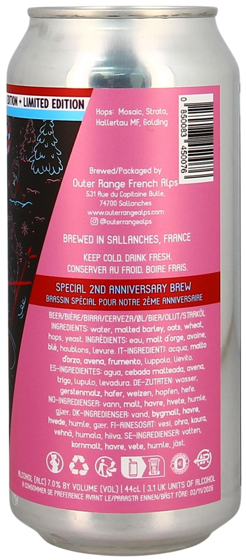 Outer Range French Alps Round2 Triple-Dry Hopped Hazy IPA Dose