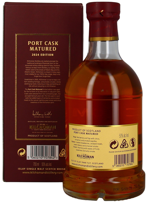 Kilchoman Single Malt Port Cask Matured
