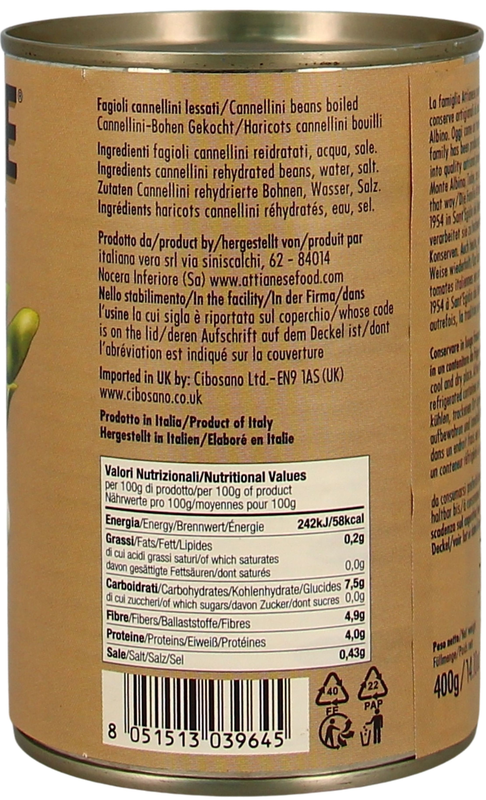 Bohnen Cannellini 400g Attianese