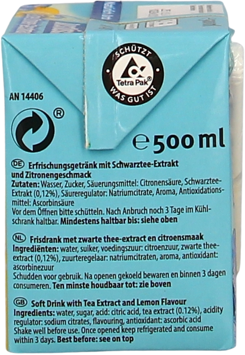 Durstlöscher Eistee Zitrone