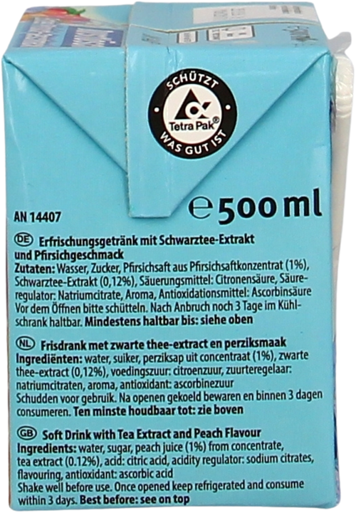 Durstlöscher Eistee Pfirsich