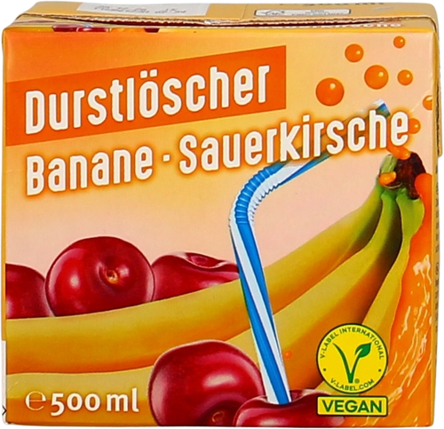 Durstlöscher Banane-Sauerkirsche
