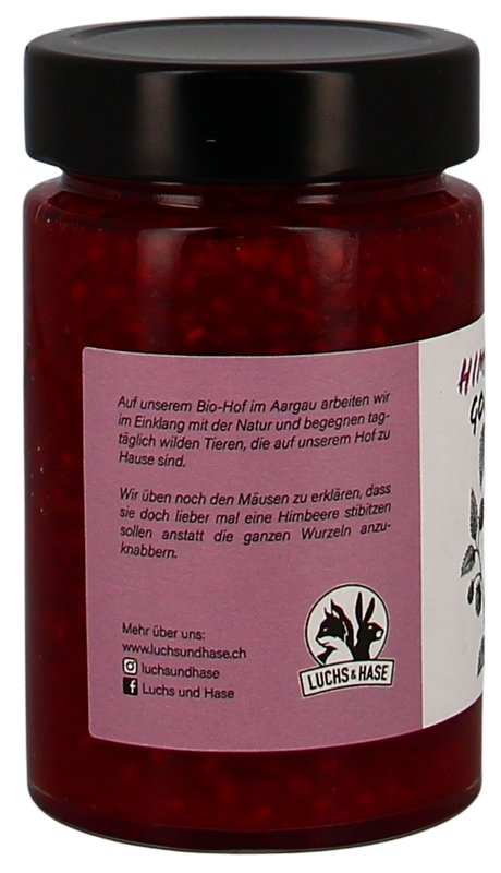 Himbeer Konfitüre, Luchs&Hase 220g °Bio°