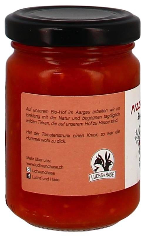 Pizza-Sauce, Luchs&Hase 156ml °Bio°