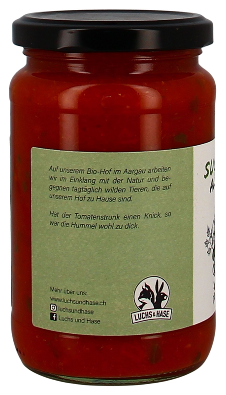 Tomatensugo al Basilico, Luchs&Hase 400g °Bio°