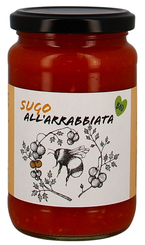 Tomatensugo all'Arrabbiata, Luchs&Hase 370ml °Bio°