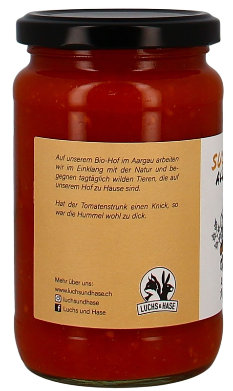 Tomatensugo all'Arrabbiata, Luchs&Hase 370ml °Bio°