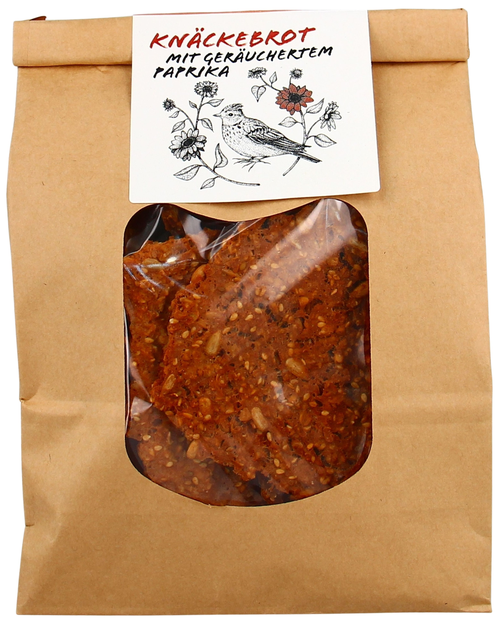Knäckebrot mit geräuchertem Paprika, Luchs&Hase 200g °Bio°