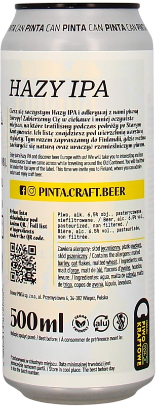 PINTA Discovery Europe Finland Hazy IPA Dose
