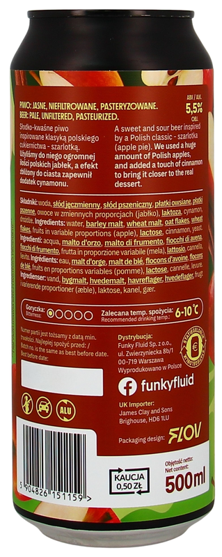 Funky Fluid Gelato: Szarlotka Dose