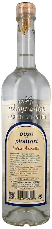 Ouzo Plomari Isidoros Arvanitis