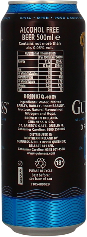 Guinness Draught 0.0 Dose 50cl