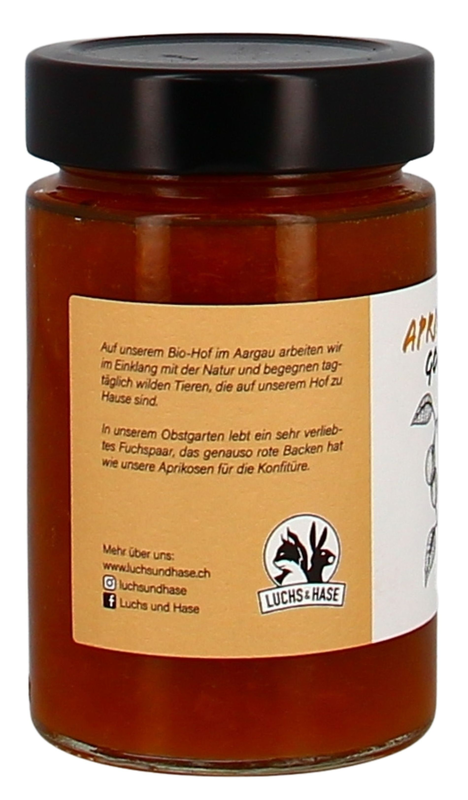 Aprikosen Konfitüre Luchs&Hase 220g °Bio°