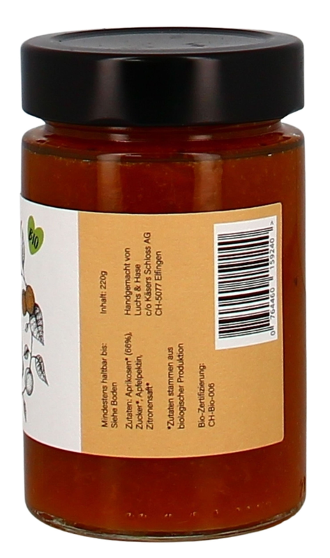 Aprikosen Konfitüre Luchs&Hase 220g °Bio°