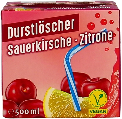 Durstlöscher Sauerkirsche-Zitrone