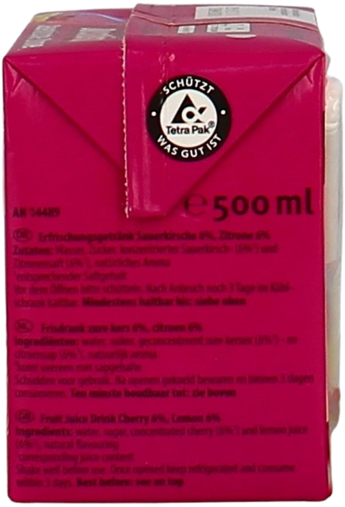 Durstlöscher Sauerkirsche-Zitrone