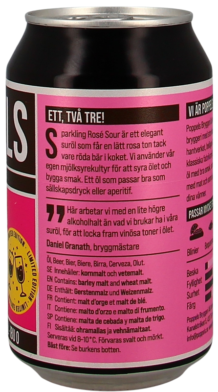 Poppels Sparkling Rose Sour Dose
