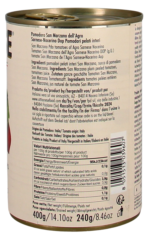 San Marzano Tomaten Rot 400g Attianese