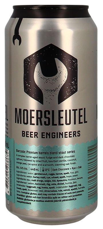 Moersleutel Barcode Silver&Aquamarine Dose 
