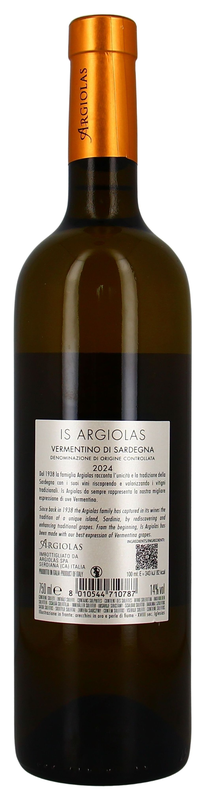 Vermentino di Sardegna IS, Argiolas DOC