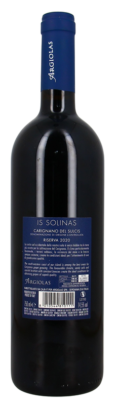 Carignano del Sulcis IS Solinas Riserva, Argiola DOC