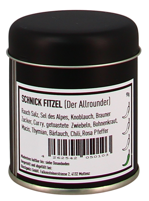 Bünzligwürz Schnick Fitzel Streuerdose 90g