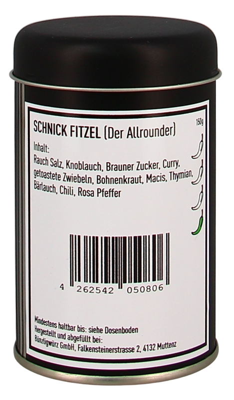 Bünzligwürz Schnick Fitzel Streuerdose 150g