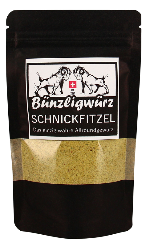 Bünzligwürz Schnick Fitzel Nachfüllbeutel 150g