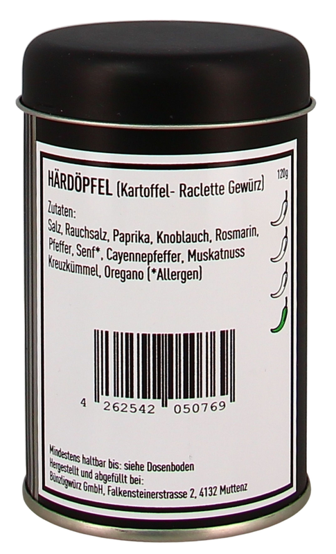 Bünzligwürz Härdöpfel Streuerdose 120g