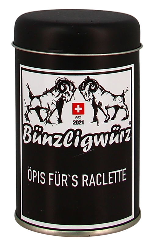 Bünzligwürz Öpis für's Raclette Streuerdose 80g