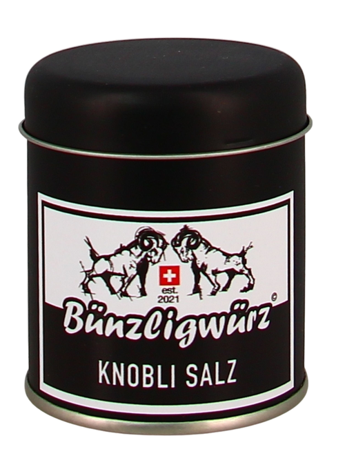 Bünzligwürz Knobli Salz Streuerdose 90g